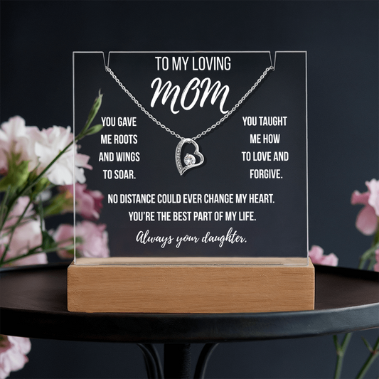 Mom- You gave me roots and wings to soar.