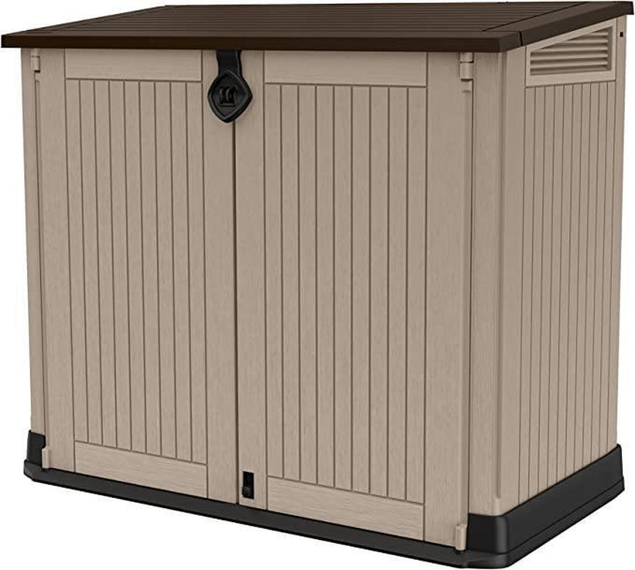 Outdoor Garden Storage Shed, Keter Store-It Out, Beige/Brown, 130 X 74 X 110Cm