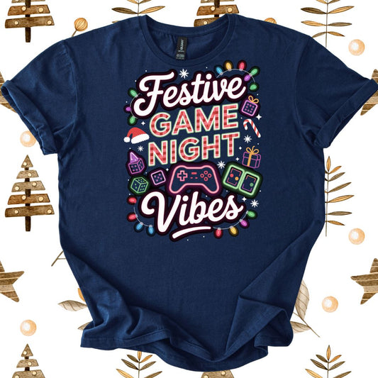 Festive Game Night Vibes T-Shirt