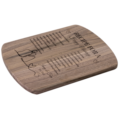 Recipe for Our Happy Ever After Decorative Cutting Board