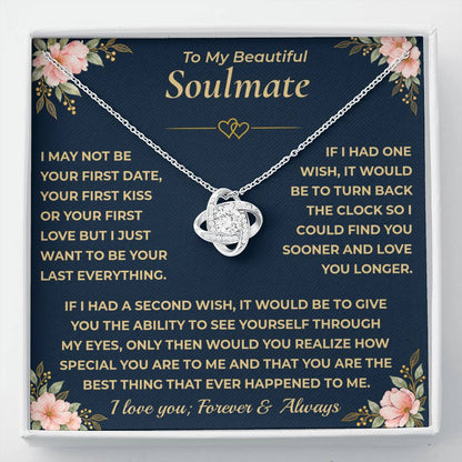 To My Soulmate Forever Love Necklace