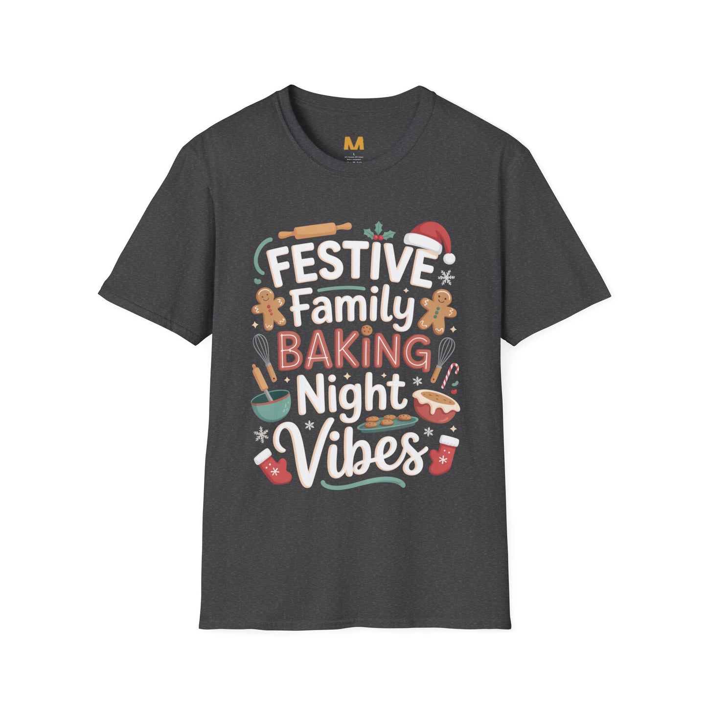 Festive Family Baking Night Vibes T-Shirt