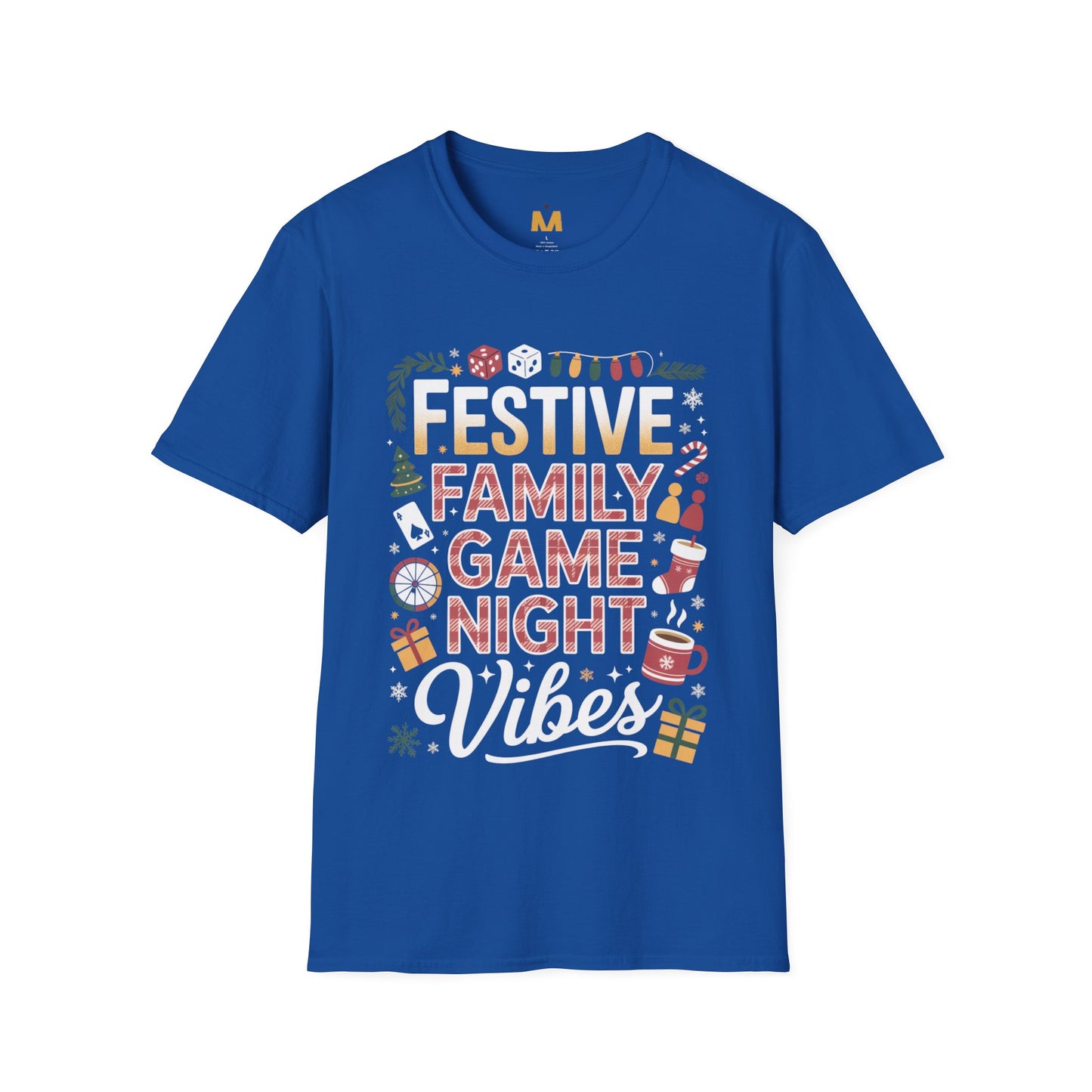 Festive Family Game Night Vibes T-Shirt