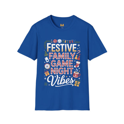 Festive Family Game Night Vibes T-Shirt