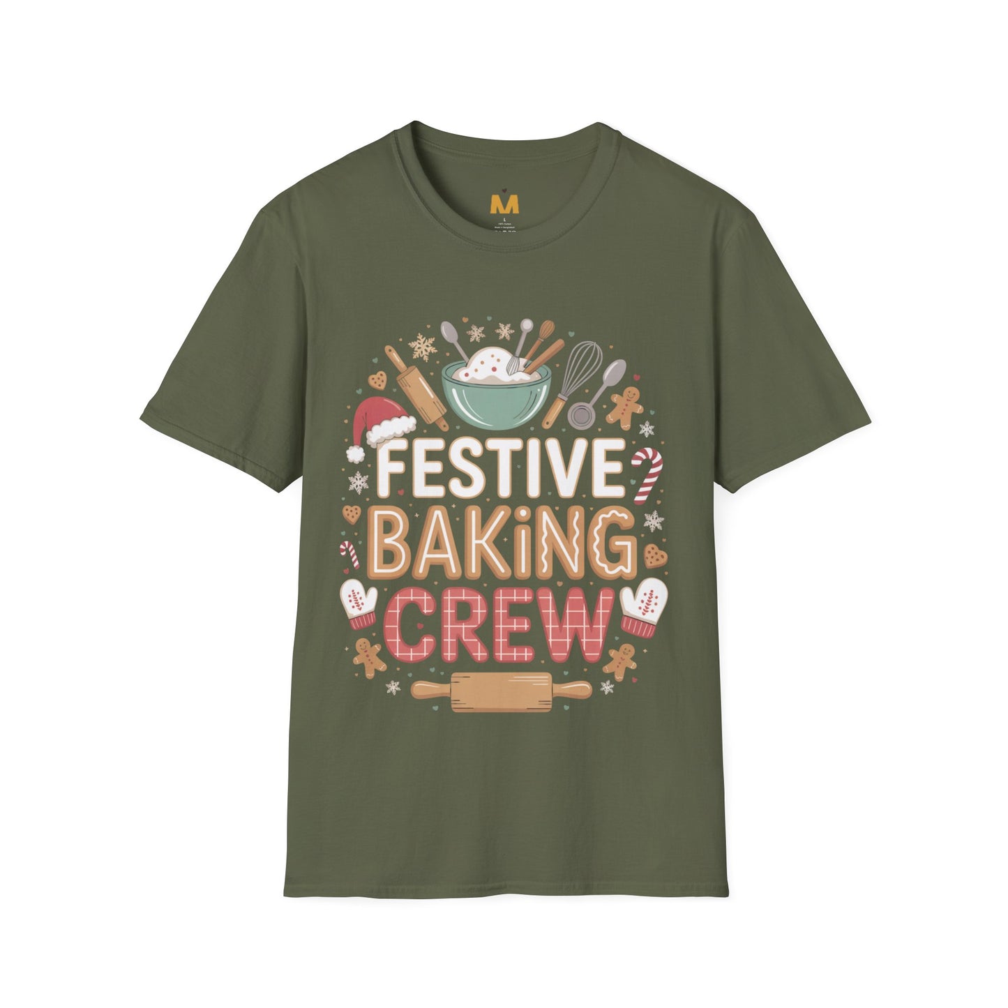Festive  Baking Crew T-Shirt