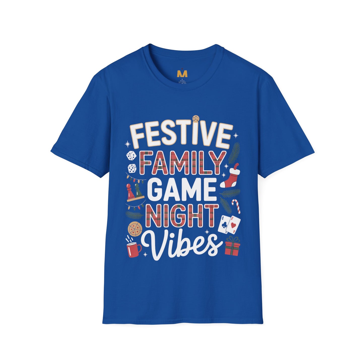 Festive Family Game Night Vibes T-Shirt