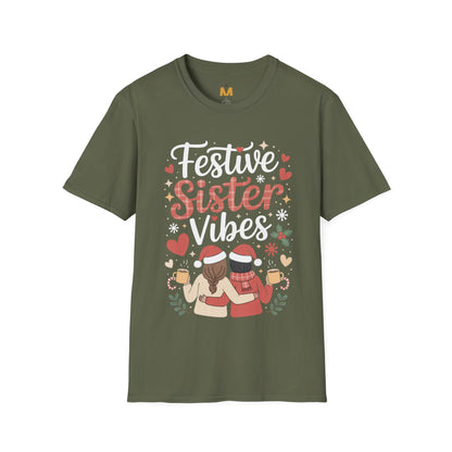 Festive Sister Vibes T-Shirt