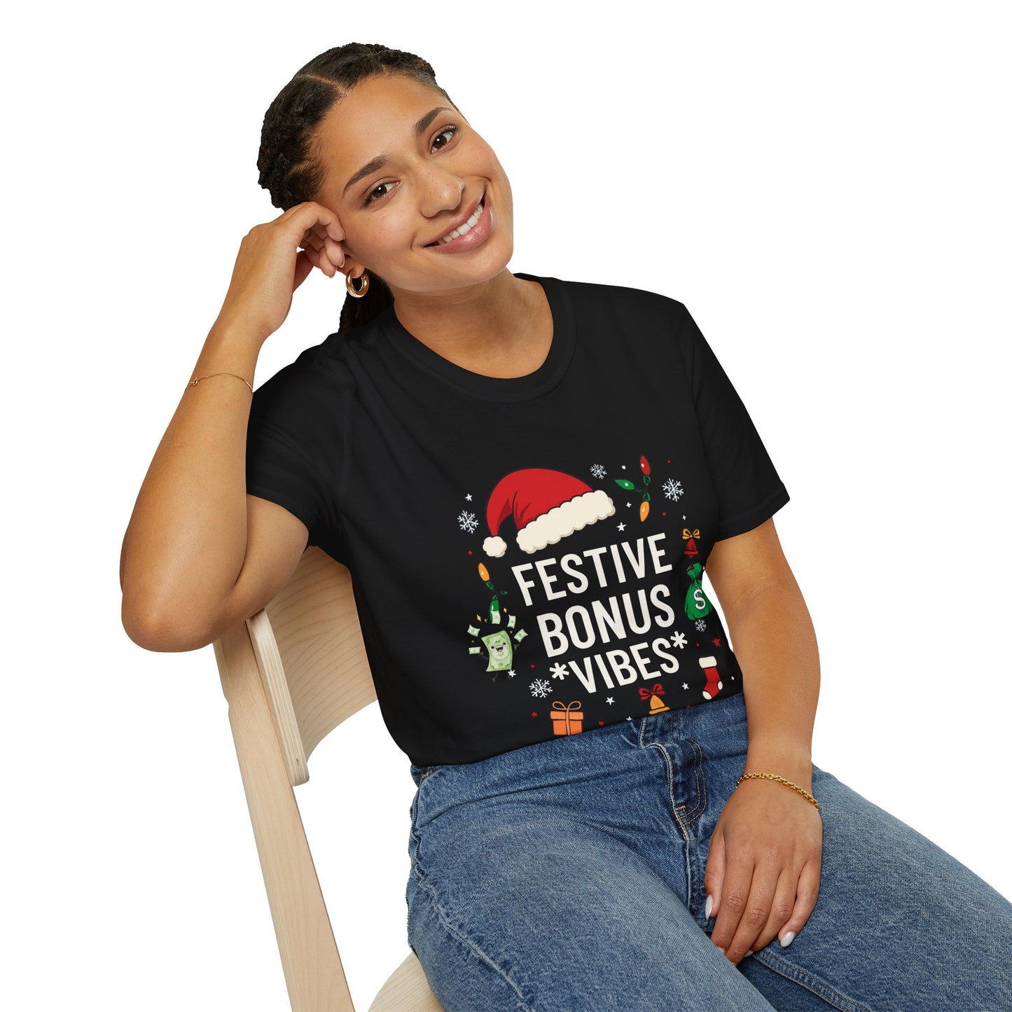 Festive Bonus Vibes T-Shirt