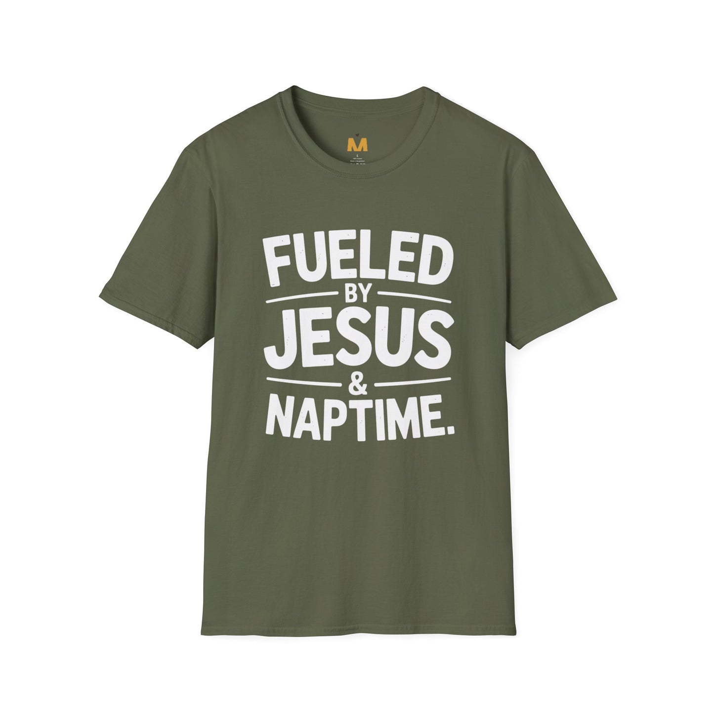 Fueled by Jesus and Naptime T-Shirt