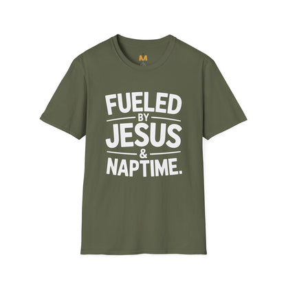 Fueled by Jesus and Naptime T-Shirt
