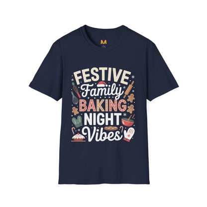 Festive Family Baking Night Vibes T-Shirt