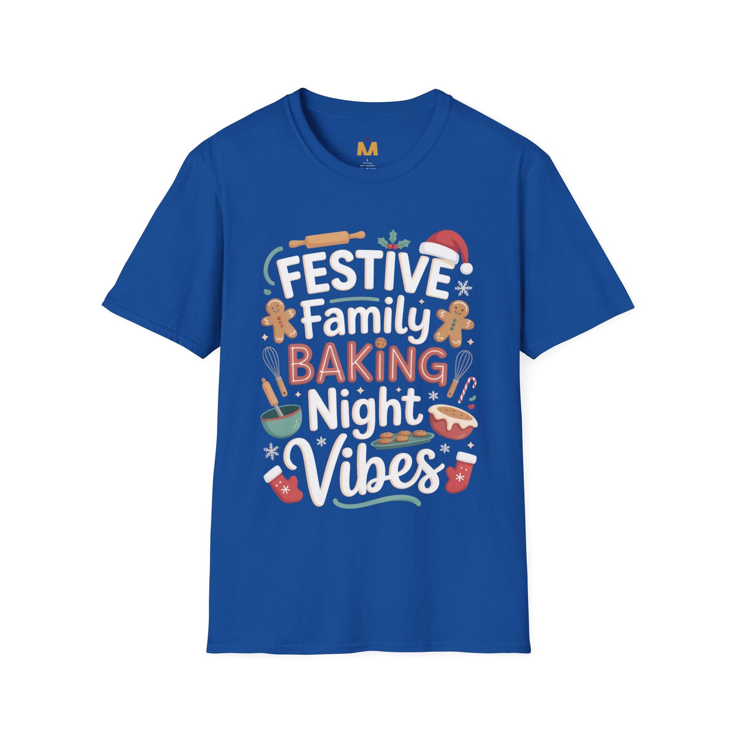 Festive Family Baking Night Vibes T-Shirt