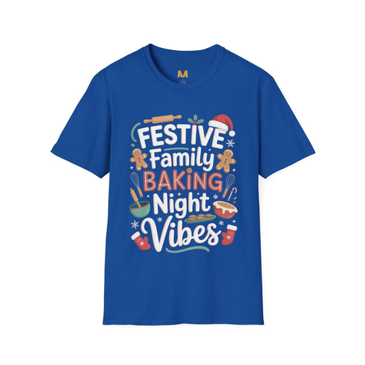 Festive Family Baking Night Vibes T-Shirt