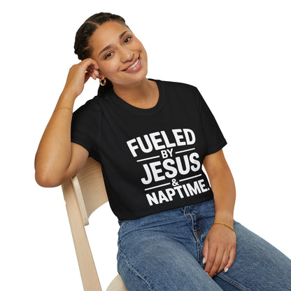 Fueled by Jesus and Naptime T-Shirt