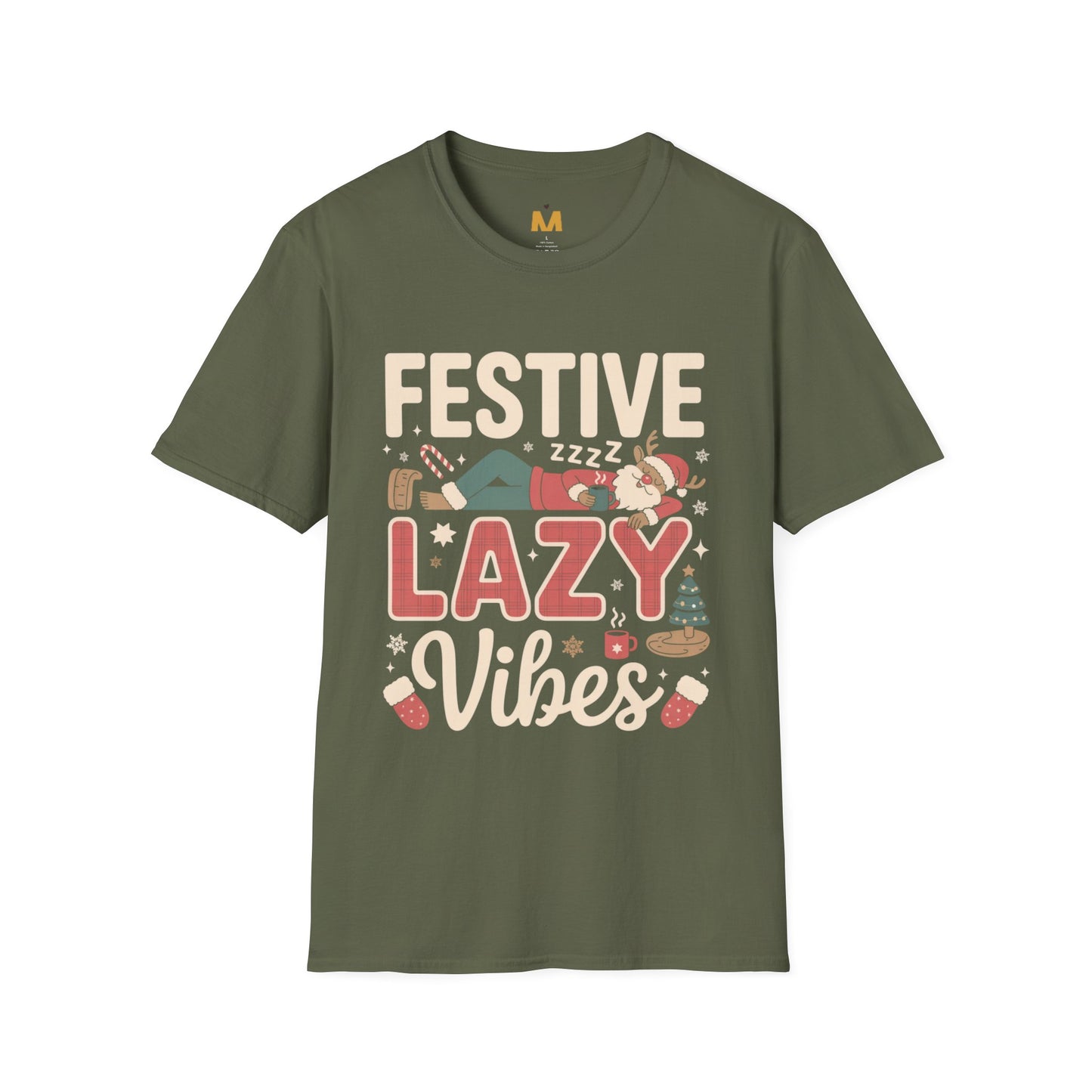 Festive Lazy Vibes T-Shirt
