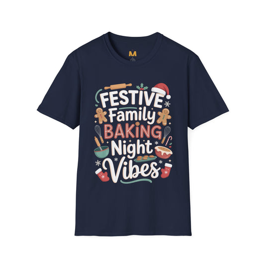 Festive Family Baking Night Vibes T-Shirt