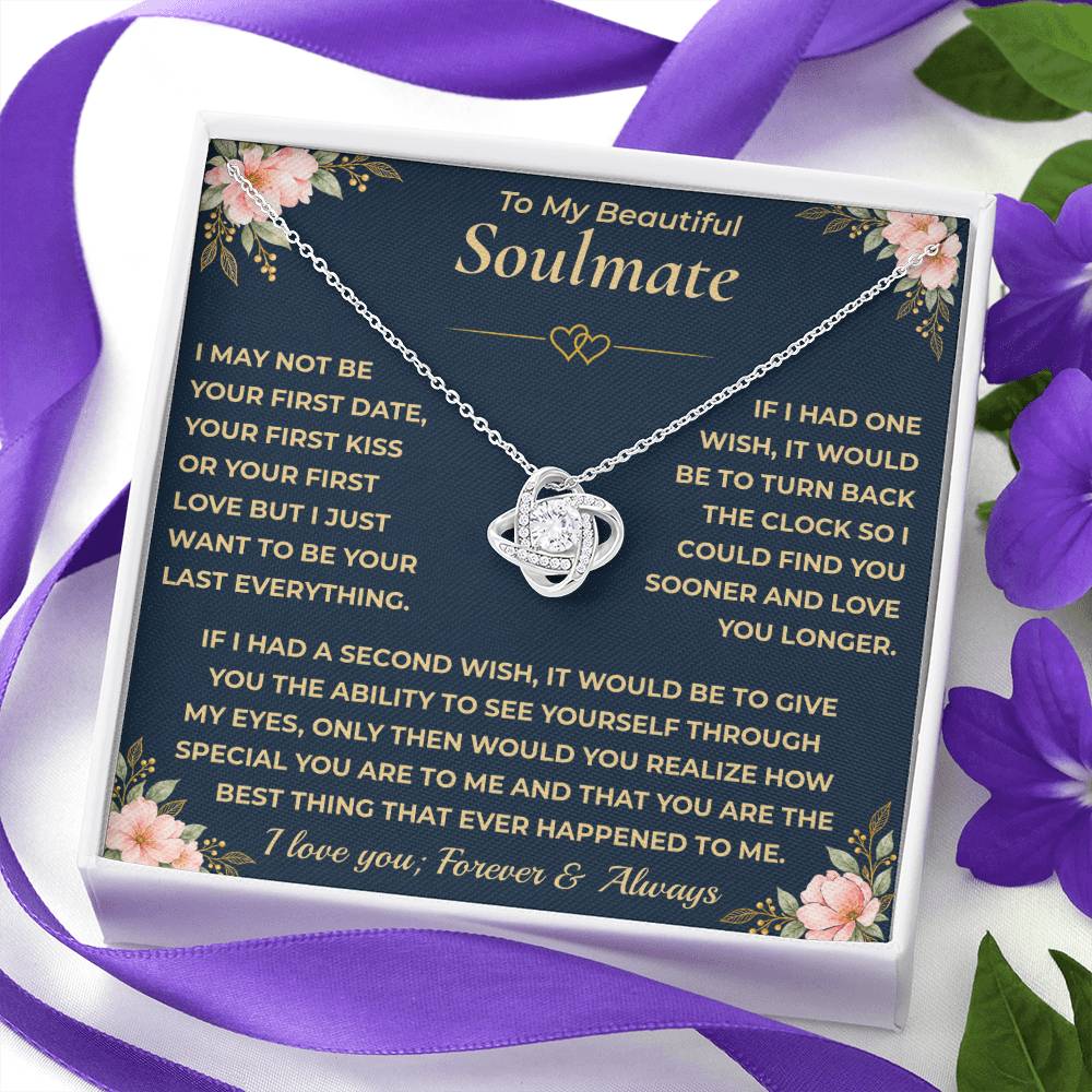 To My Soulmate Forever Love Necklace