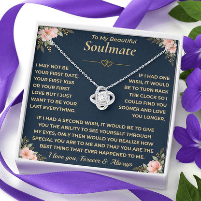 To My Soulmate Forever Love Necklace