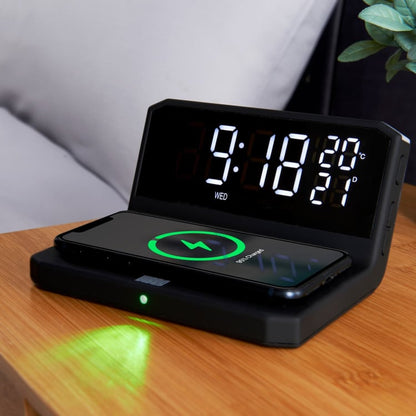 Vibes Alarm Clock with Wireless Charging