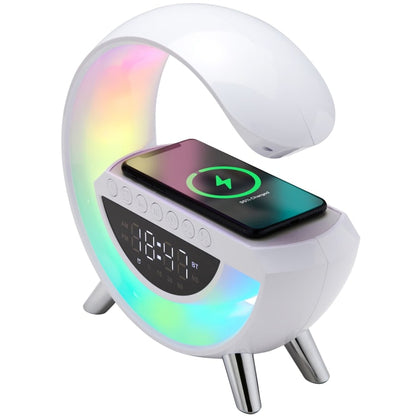 3-in-1 LED Speaker, Alarm Clock & Wireless Charger