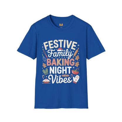 Festive Family Baking Night Vibes T-Shirt
