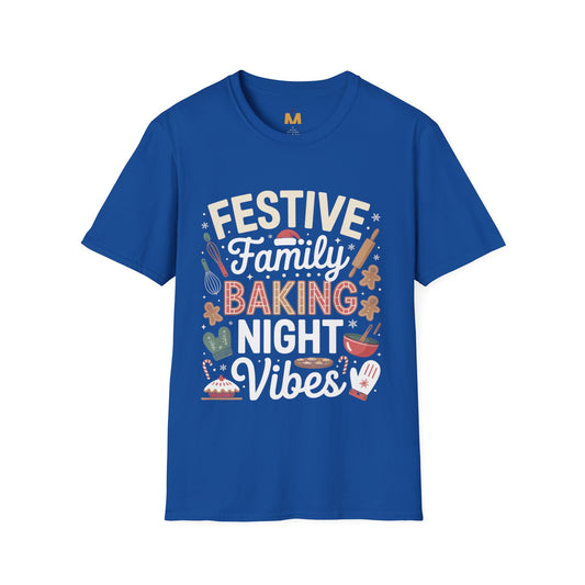 Festive Family Baking Night Vibes T-Shirt