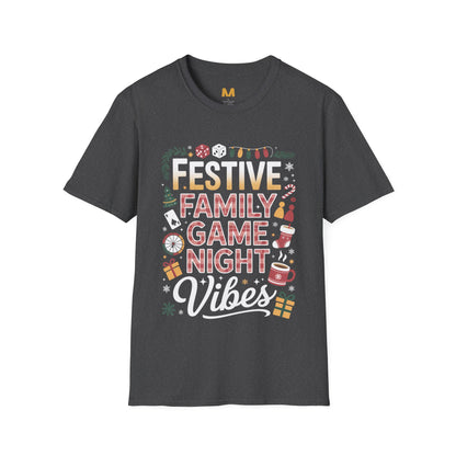 Festive Family Game Night Vibes T-Shirt