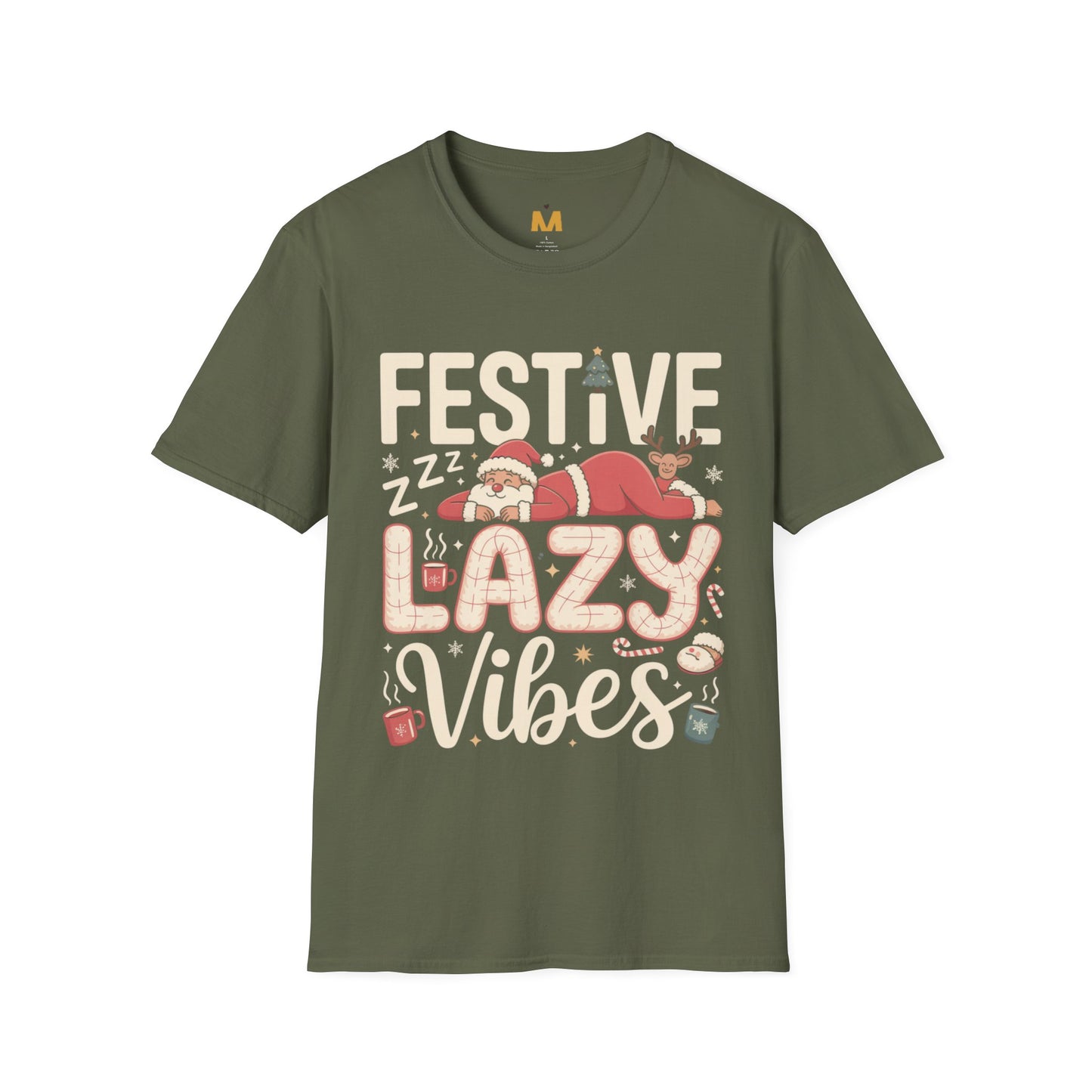 Festive Lazy Vibes T-Shirt