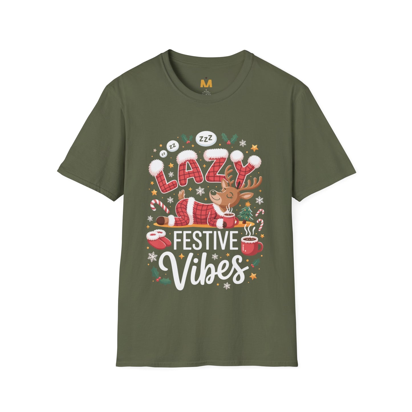 Festive Lazy Vibes T-Shirt