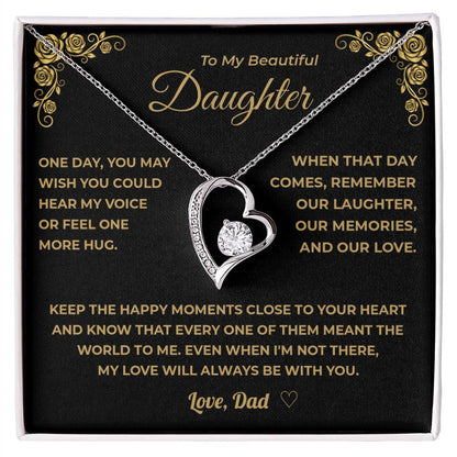 My Daughter - When You Miss Me - my love will always be with you.  - Dad