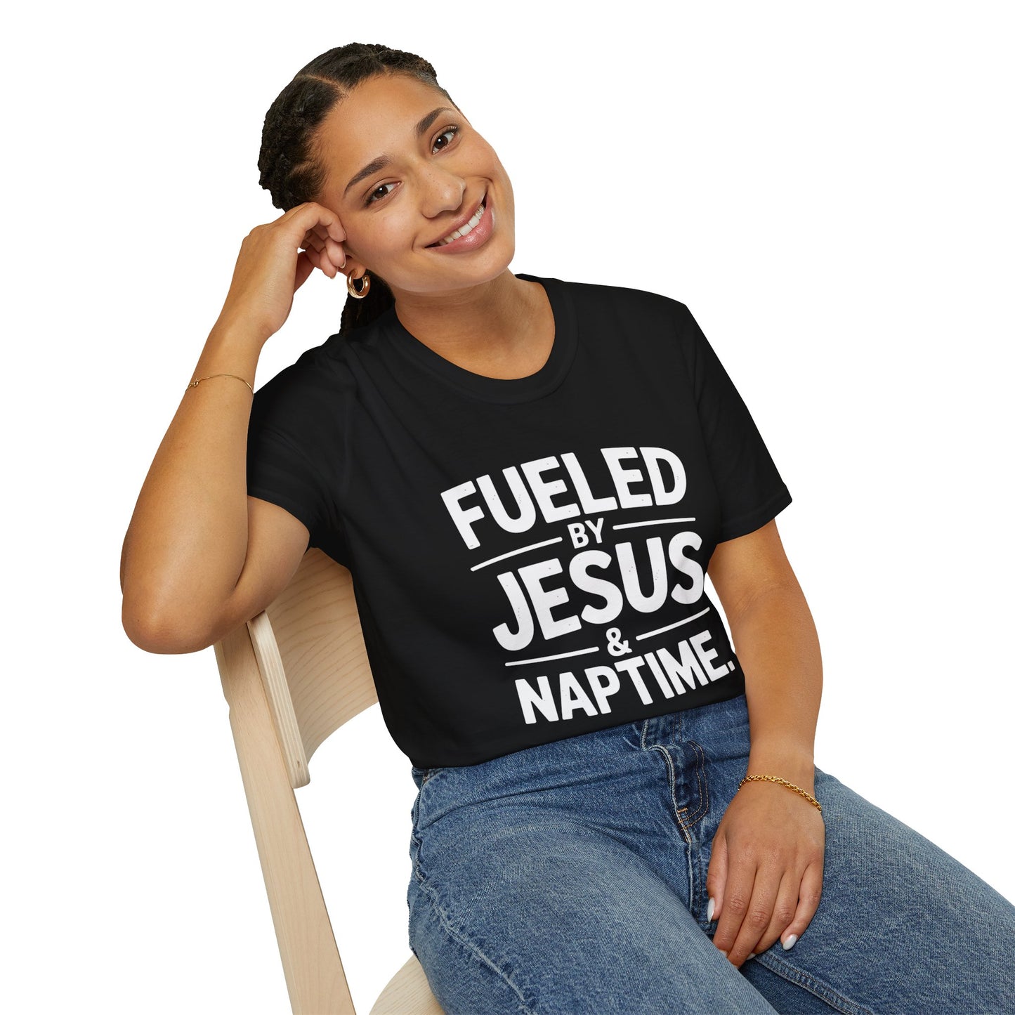 Fueled by Jesus and Naptime T-Shirt