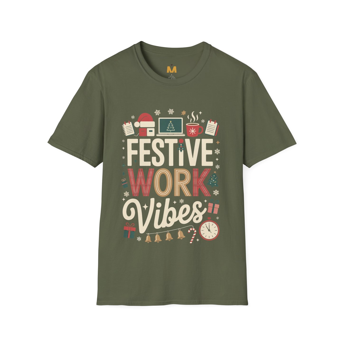 Festive Work Vibes T-Shirt