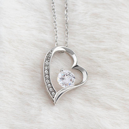 Forever Love Wife Necklace with Heartfelt Message Card