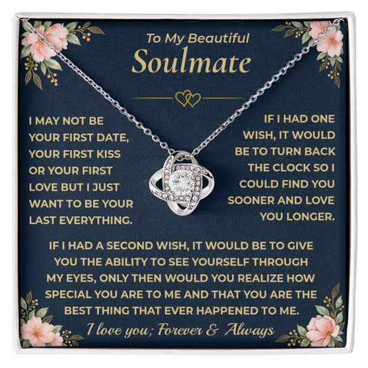 To My Soulmate Forever Love Necklace
