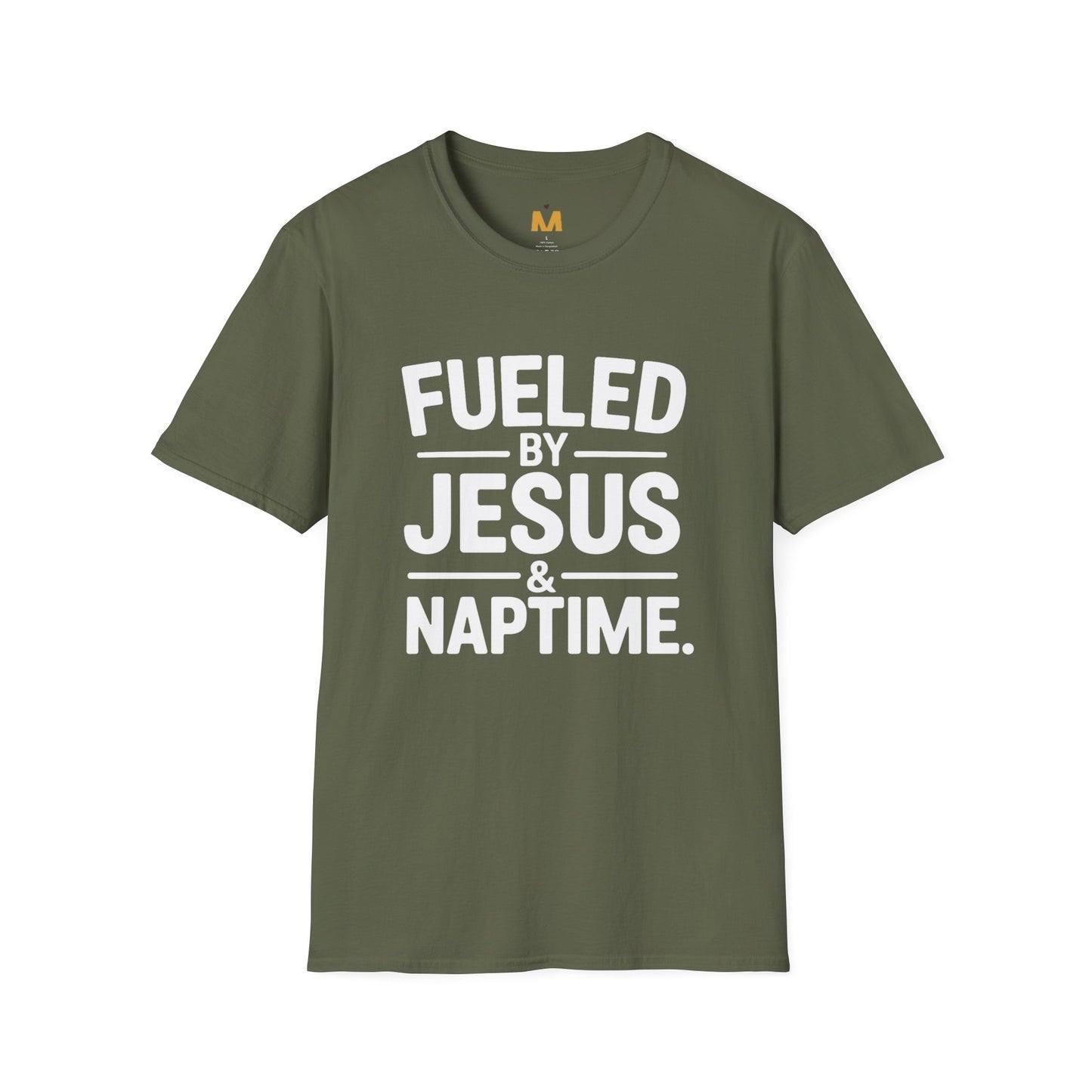 Fueled by Jesus and Naptime T-Shirt