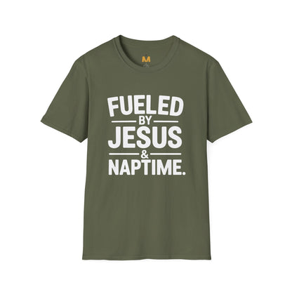 Fueled by Jesus and Naptime T-Shirt