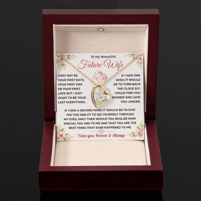 Future Wife Gift, "Best Thing That Ever Happened To me" Heart Necklace