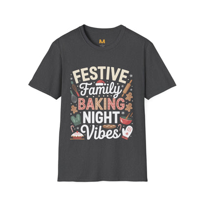 Festive Family Baking Night Vibes T-Shirt