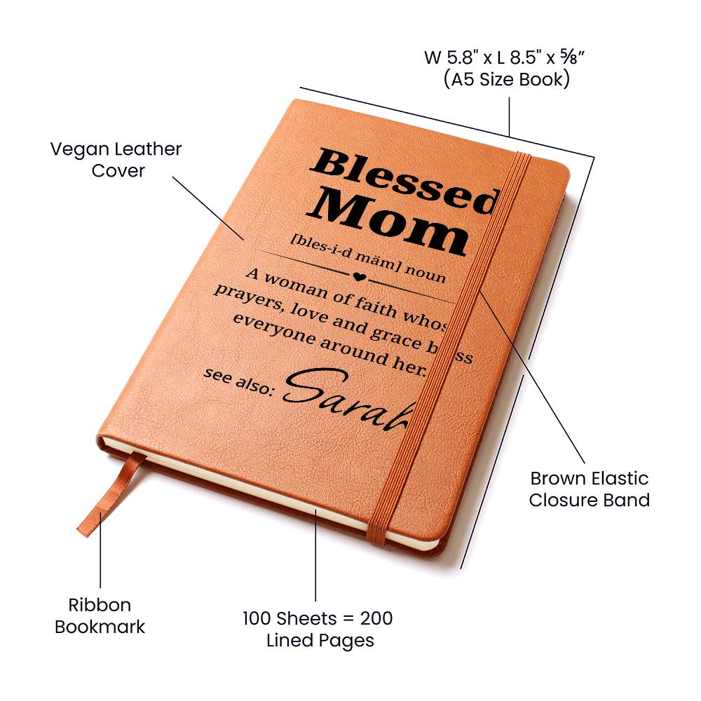 Blessed Mom Christian Prayer Journal with Inspirational Cover