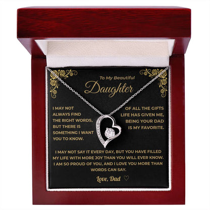 To My Daughter - Being Your Dad is my Favorite Gift