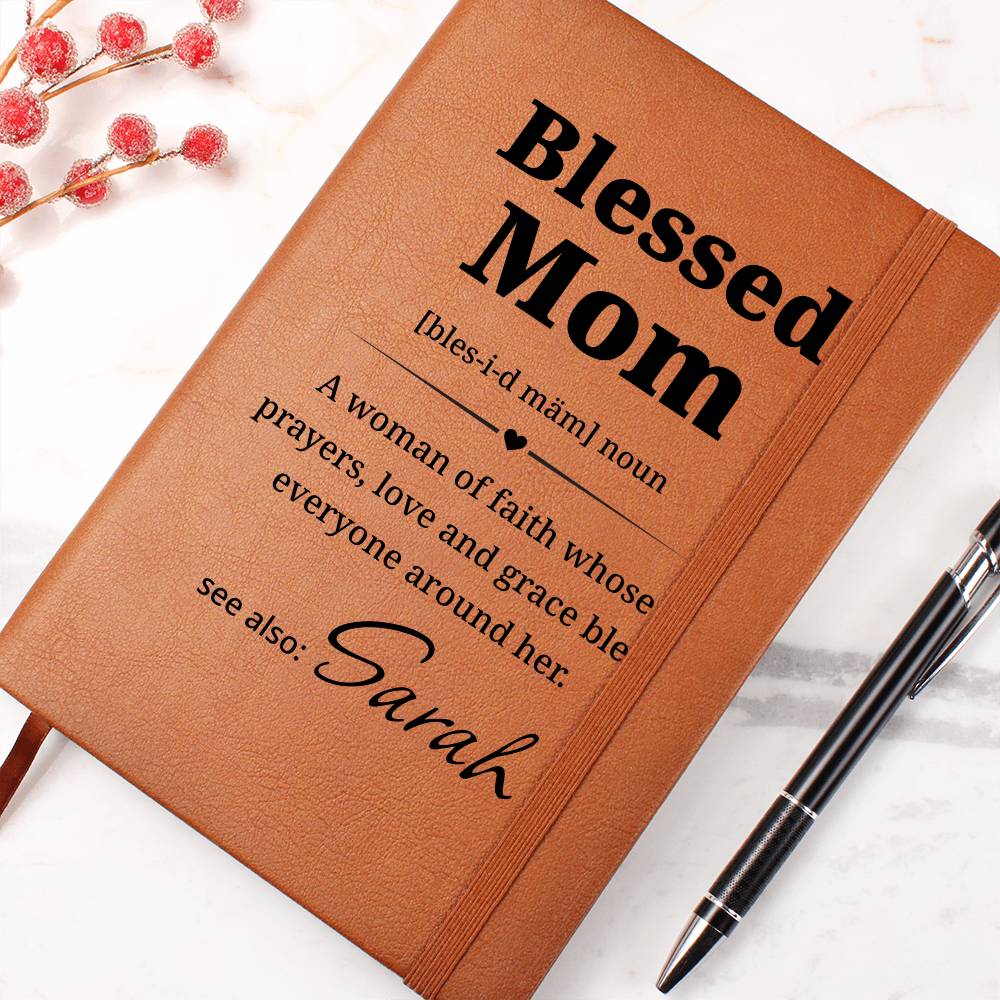 Blessed Mom Christian Prayer Journal with Inspirational Cover