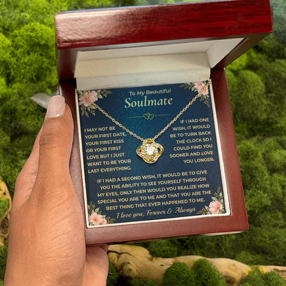 To My Soulmate Forever Love Necklace