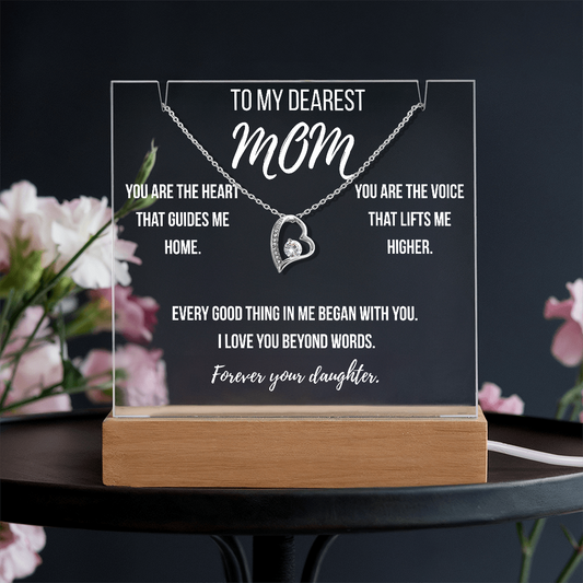 Mom - You are the heart that guides me home.