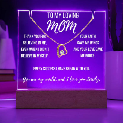 Mom - Thank you for believing in me.
