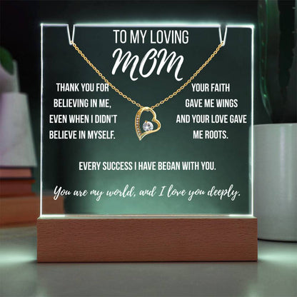 Mom - Thank you for believing in me.