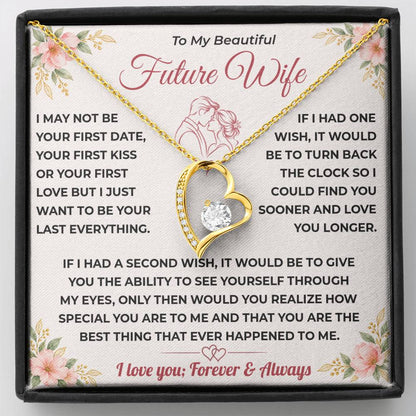 Future Wife Gift, "Best Thing That Ever Happened To me" Heart Necklace
