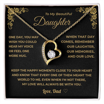 My Daughter - When You Miss Me - my love will always be with you.  - Dad