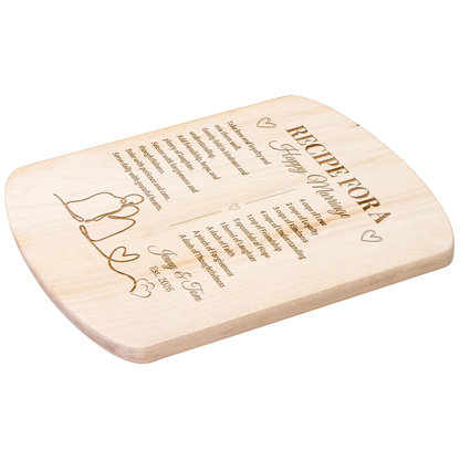 Recipe for Our Happy Ever After Decorative Cutting Board