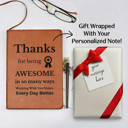 Thanks for Being Awesome  - Coworker Appreciation Journal