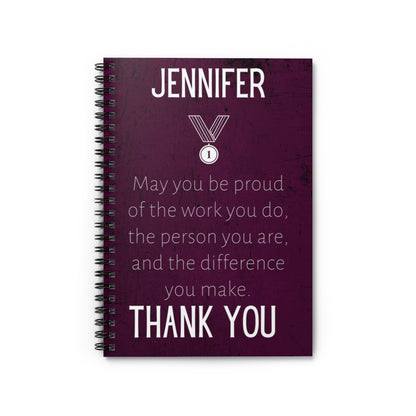 Proud of the Work and Your Differences Notebook